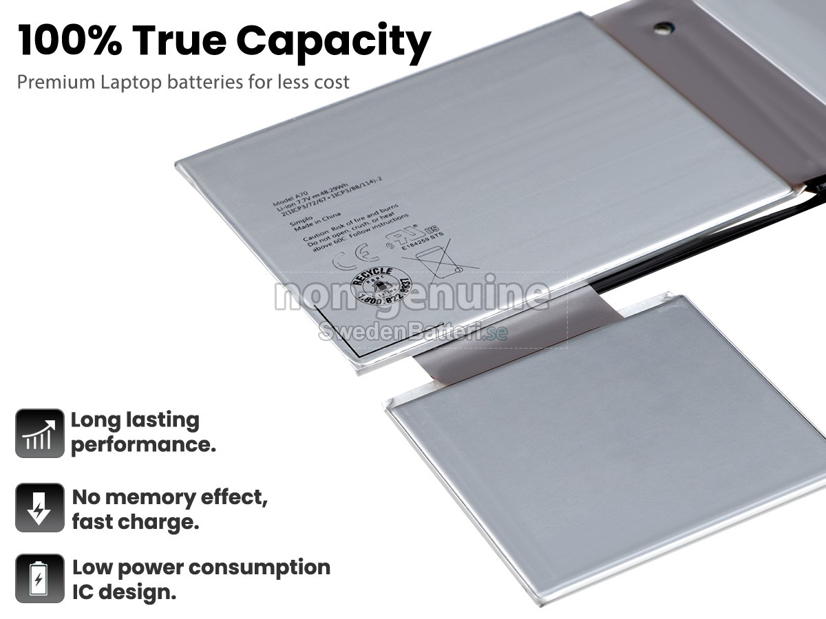 batteri till Microsoft Surface LAPTOP A70