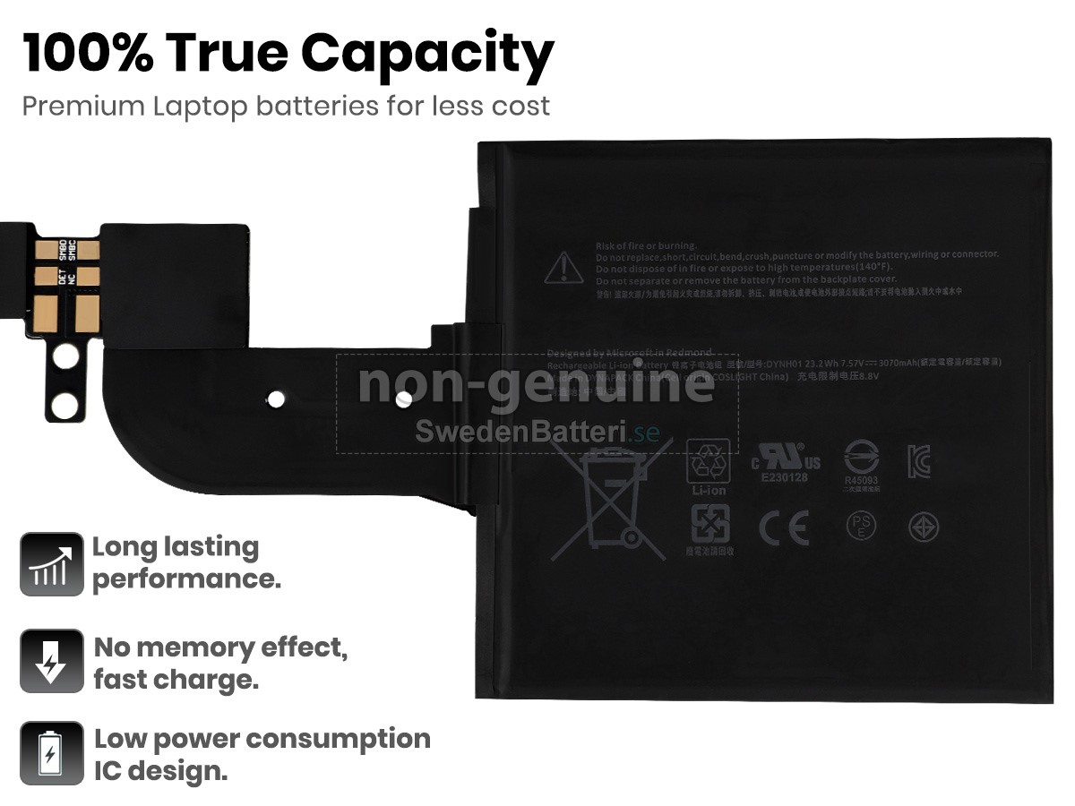 batteri till Microsoft DYNH01