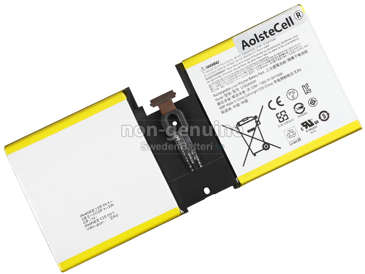 batteri till Microsoft G16QA043H