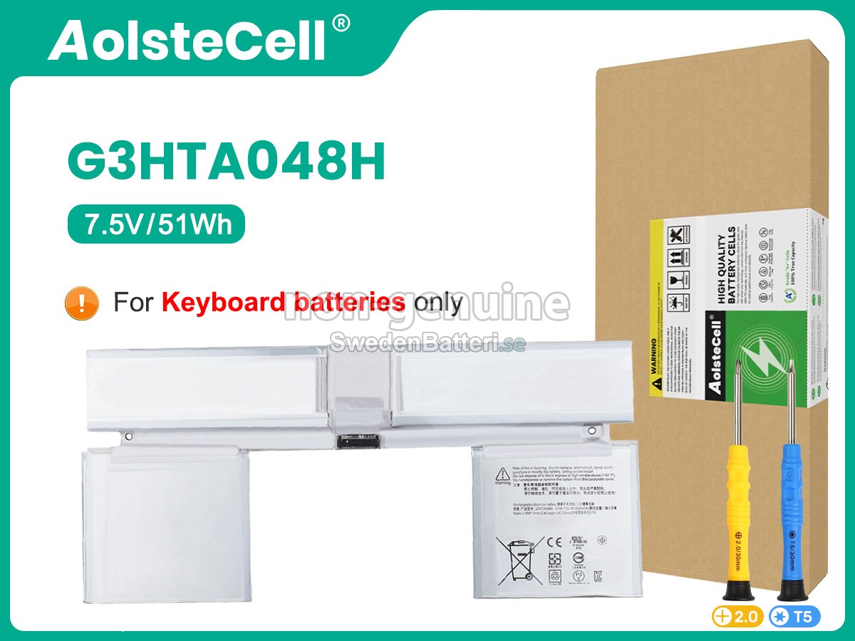 batteri till Microsoft Surface BOOK 2 1834 KEYBOARD BASE