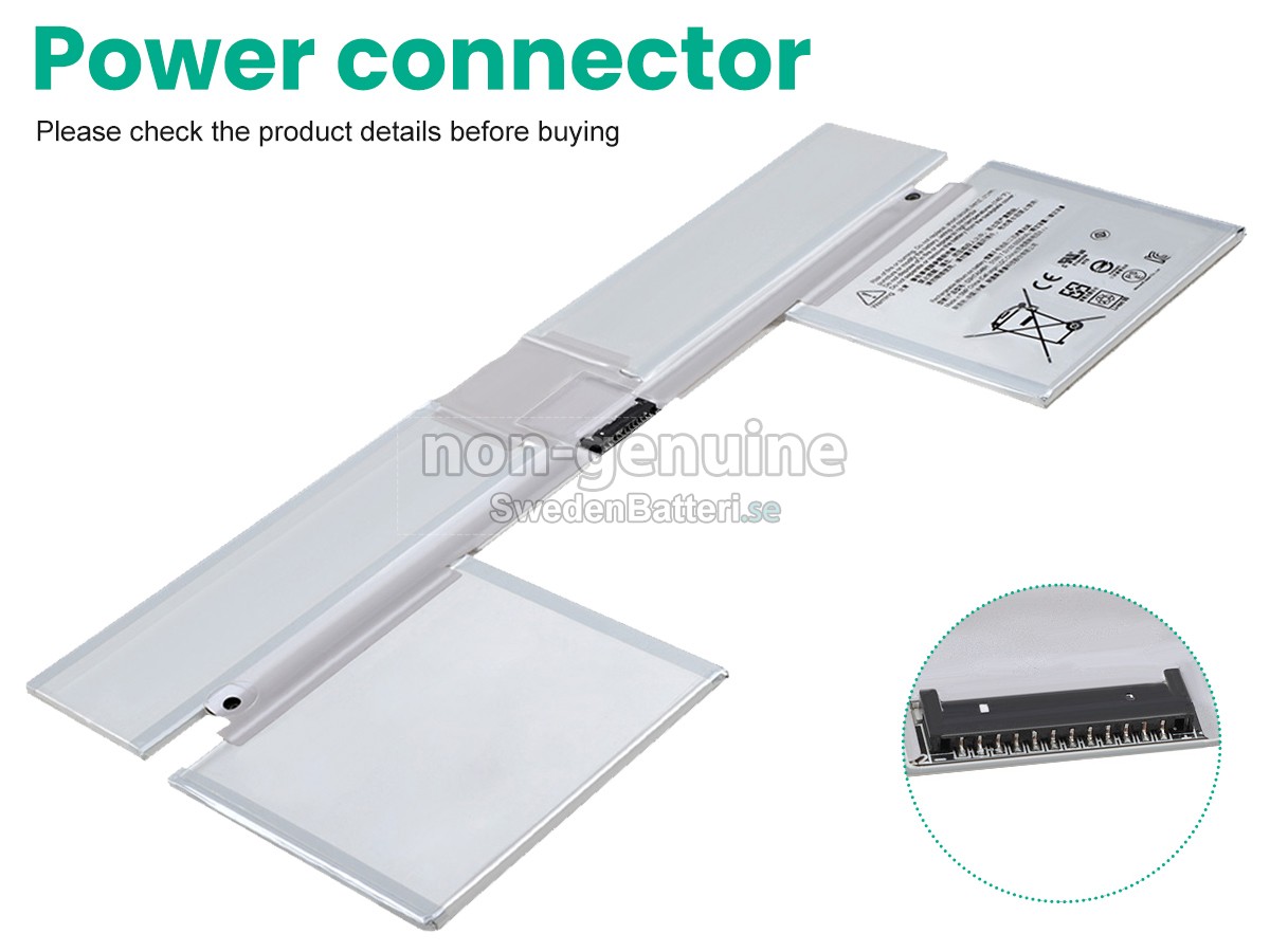 batteri till Microsoft Surface BOOK 2 1834 KEYBOARD BASE