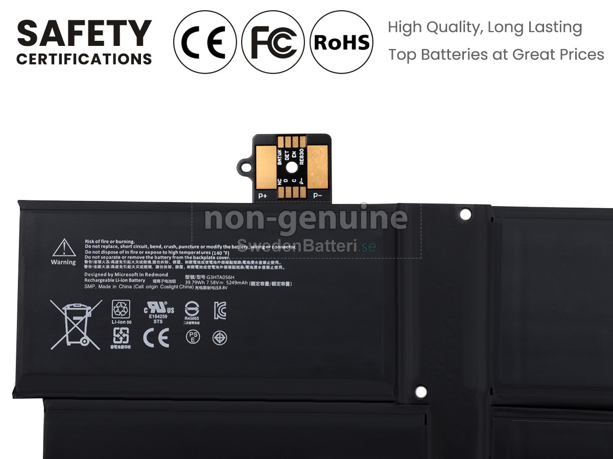 batteri till Microsoft G3HTA056H