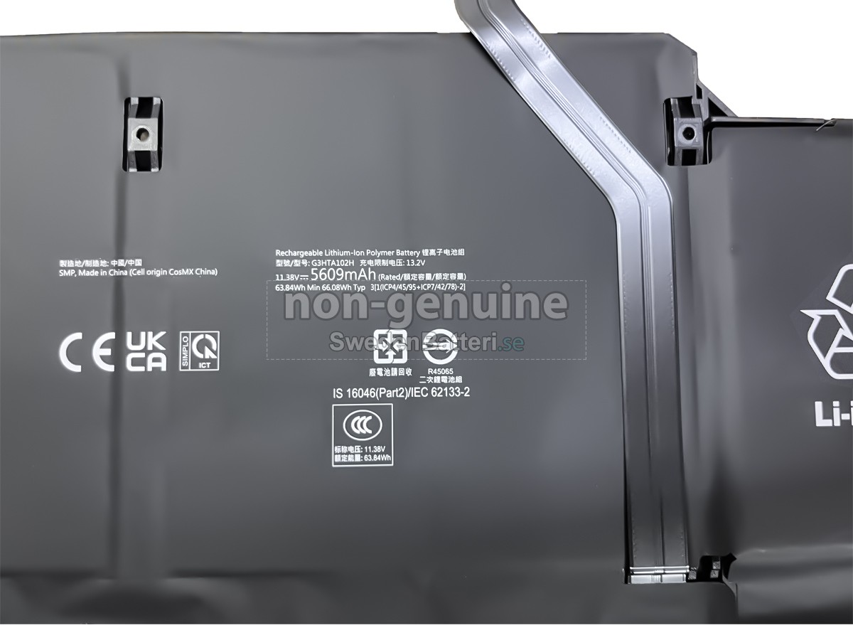 batteri till Microsoft Surface LAPTOP 7 15-Inch