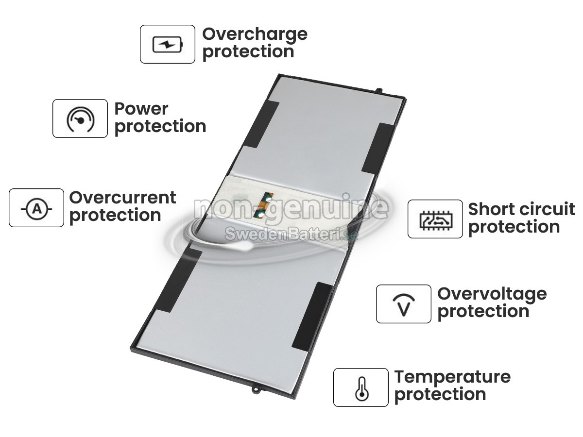 batteri till Microsoft Surface Pro 1