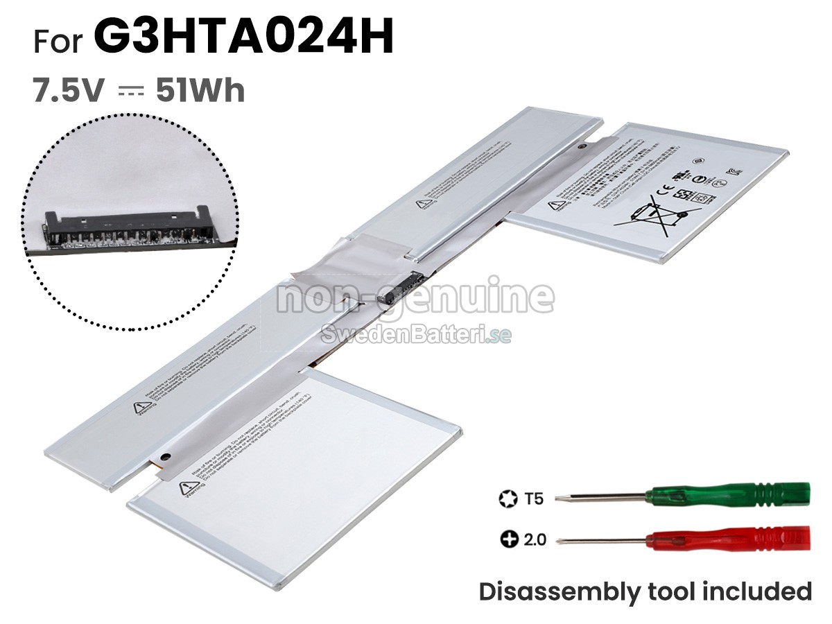 batteri till Microsoft Surface BOOK 13.5 Inch