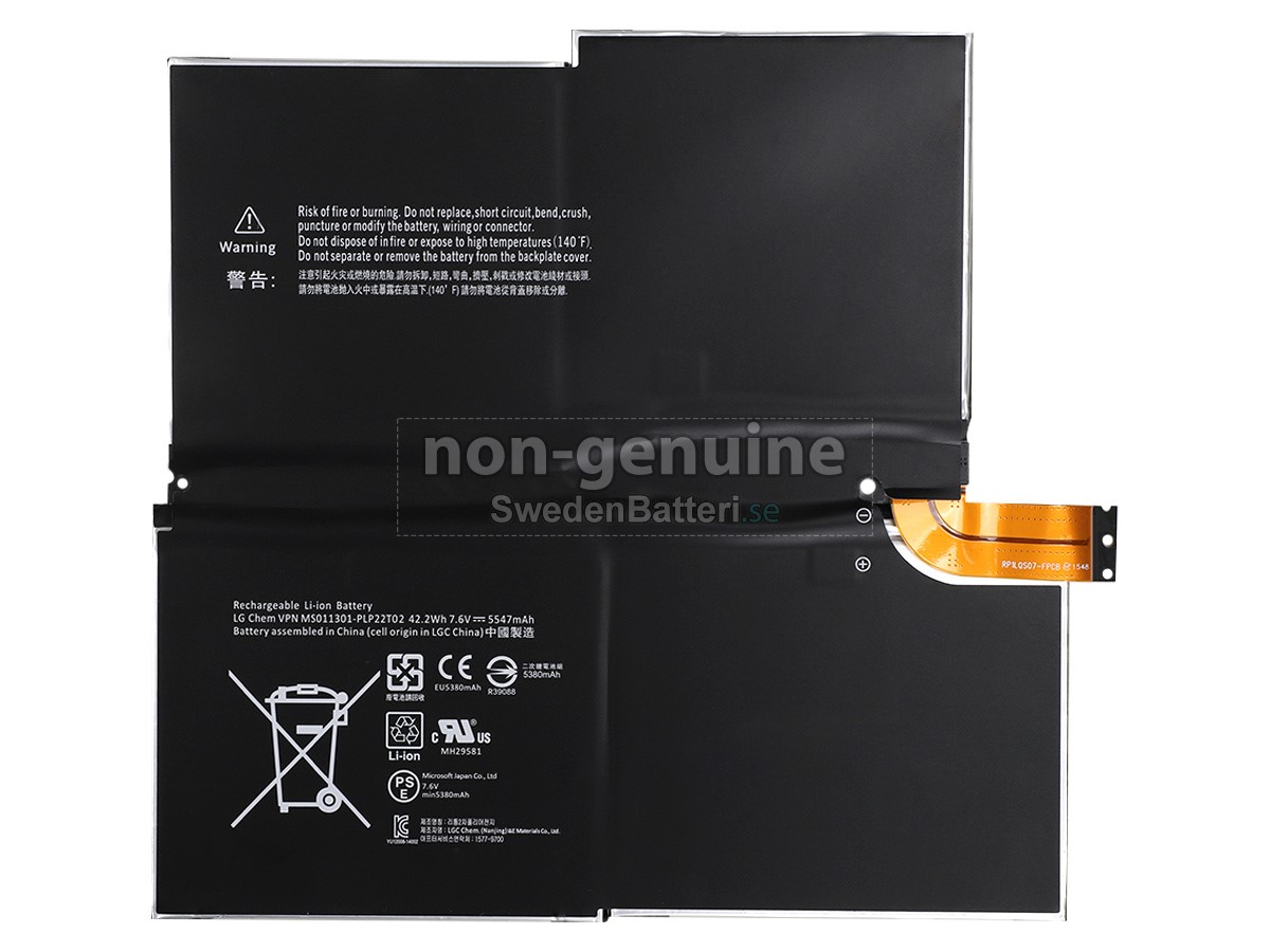 batteri till Microsoft G3HTA009H