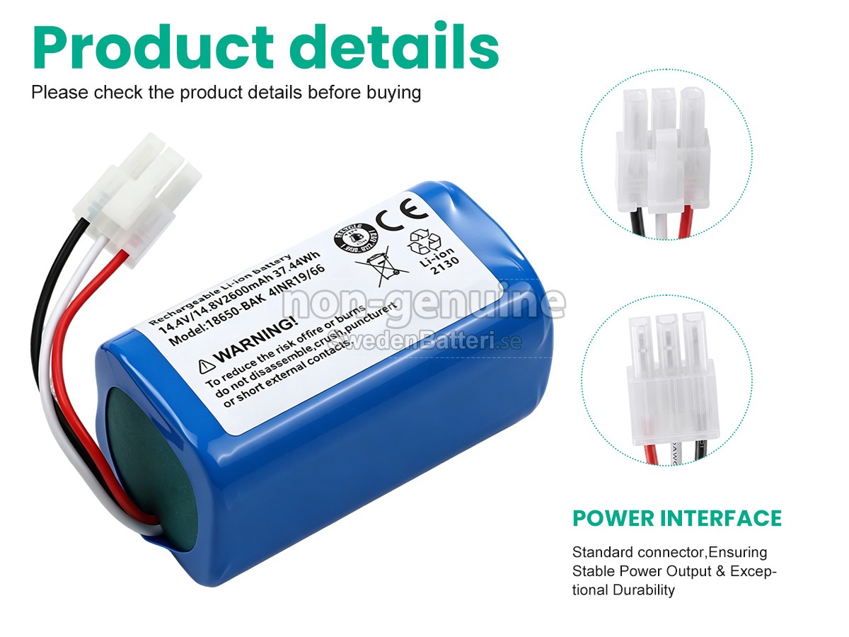 batteri till Miele RX1-SJQL0