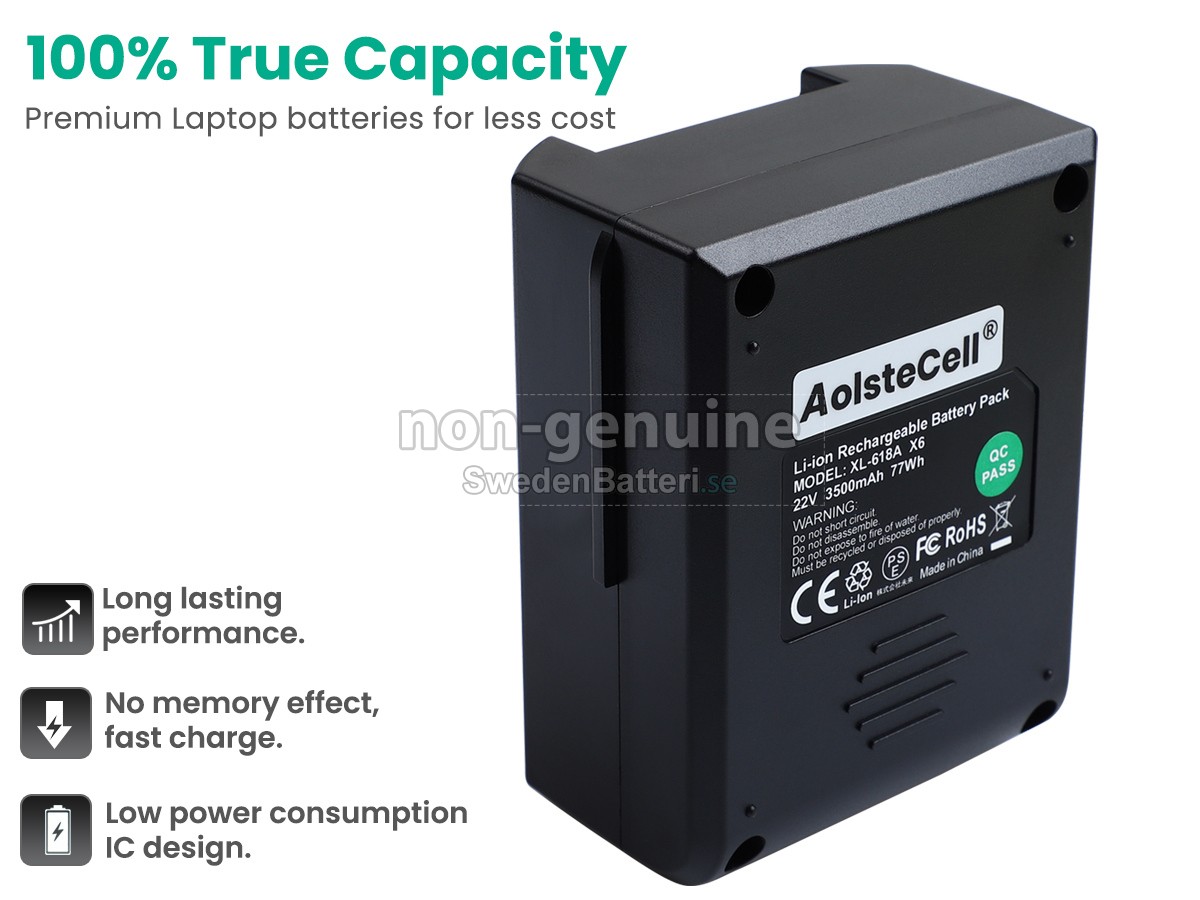 batteri till Moosoo XL-618A