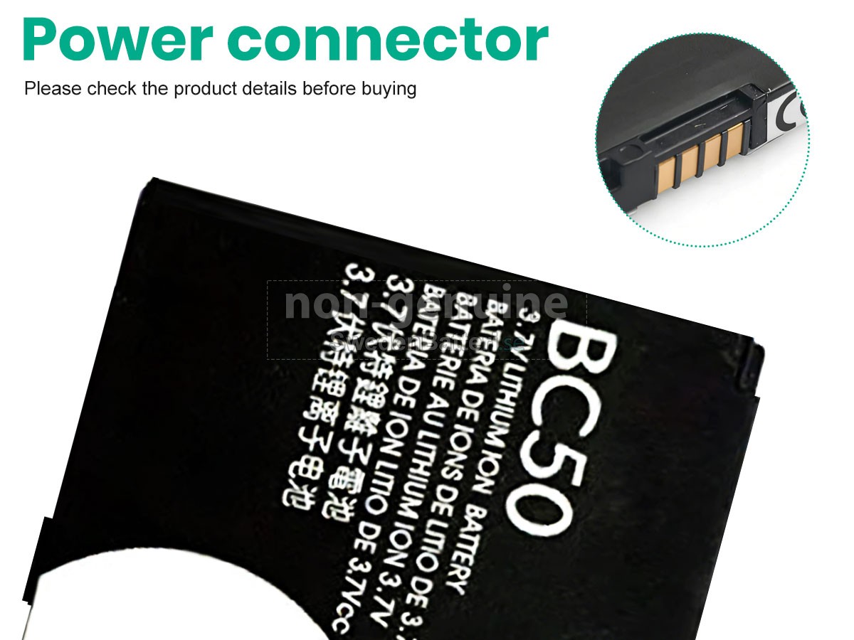 batteri till Motorola BC50
