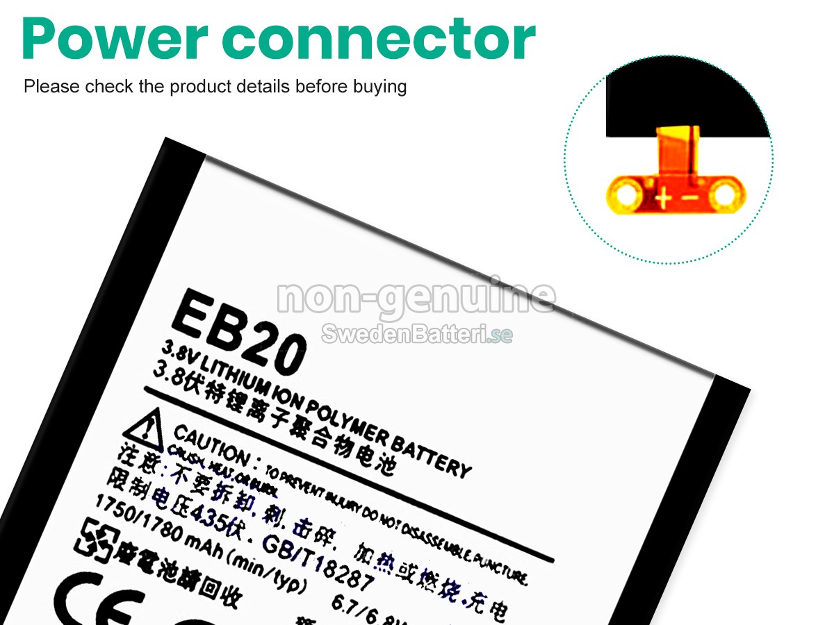 batteri till Motorola EB20