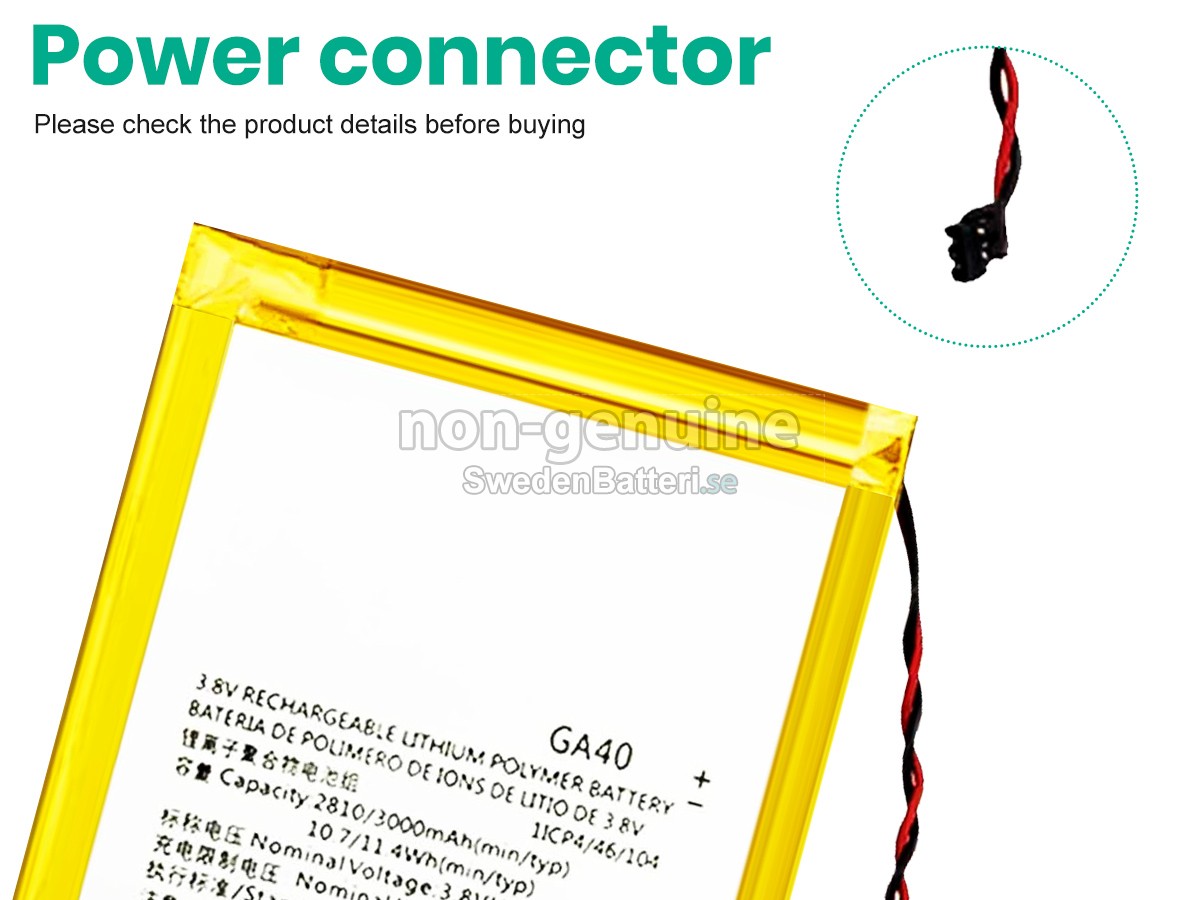 batteri till Motorola GA40