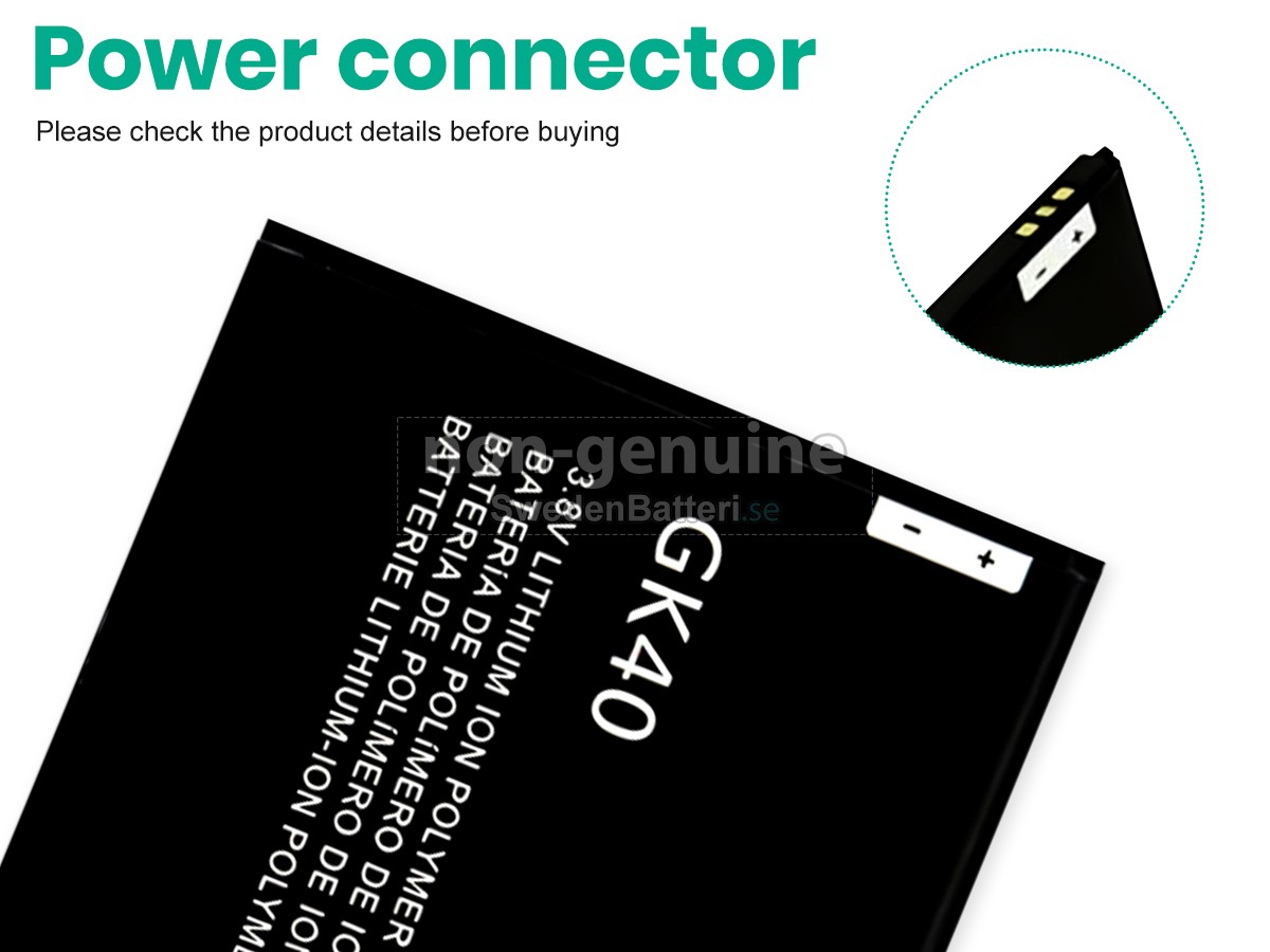 batteri till Motorola GK40