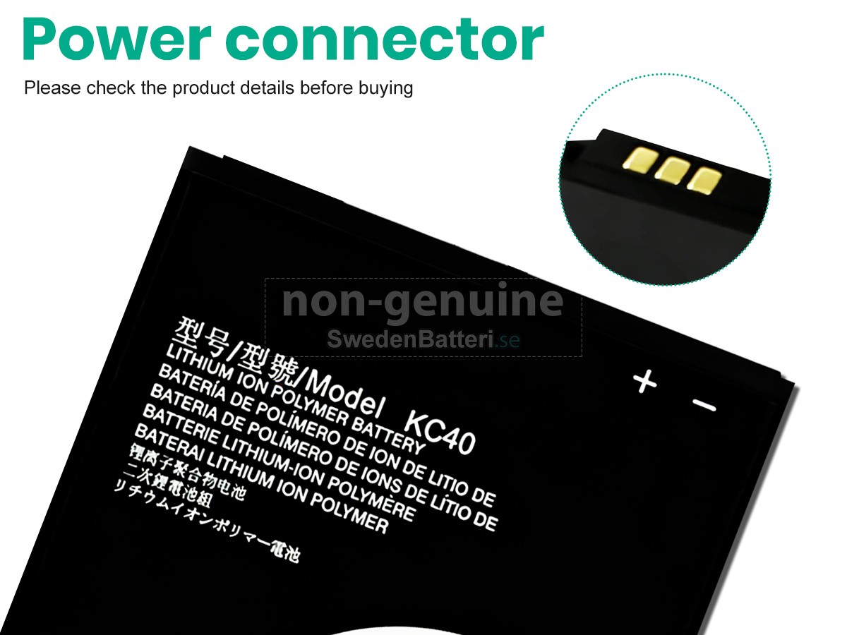 batteri till Motorola KC40