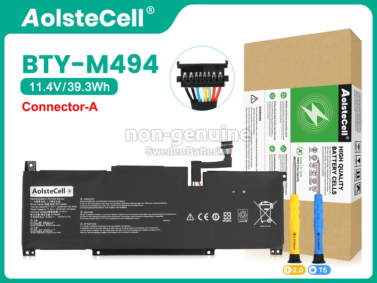 batteri till MSI MODERN 14 C12M-668FR