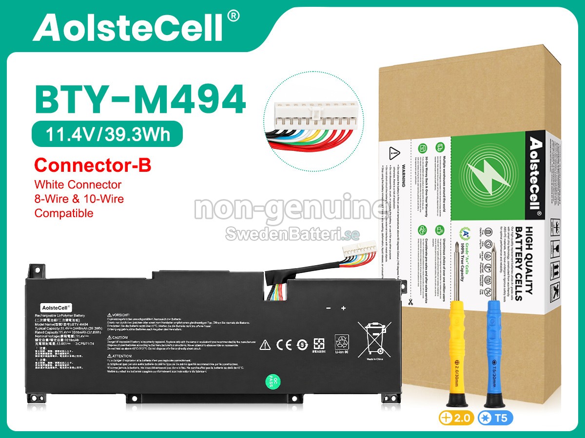 batteri till MSI MODERN 14 C12M-668FR
