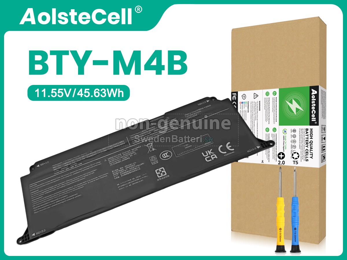 batteri till MSI BTY-M4B