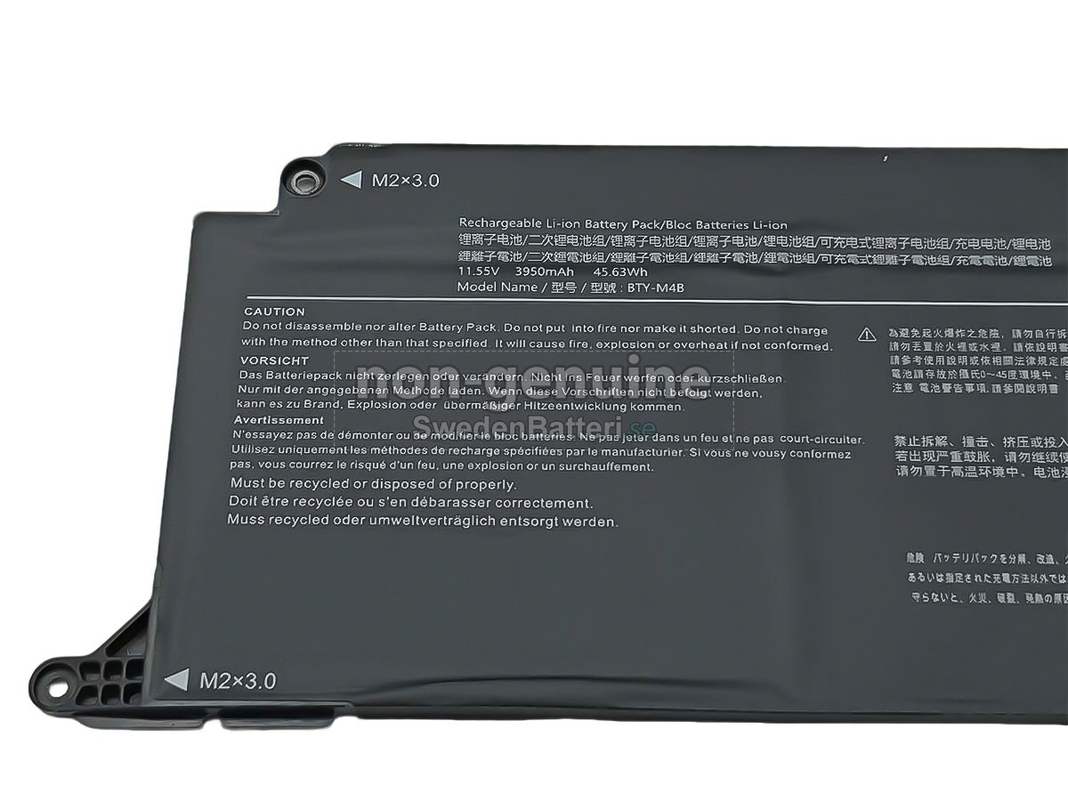batteri till MSI BTY-M4B