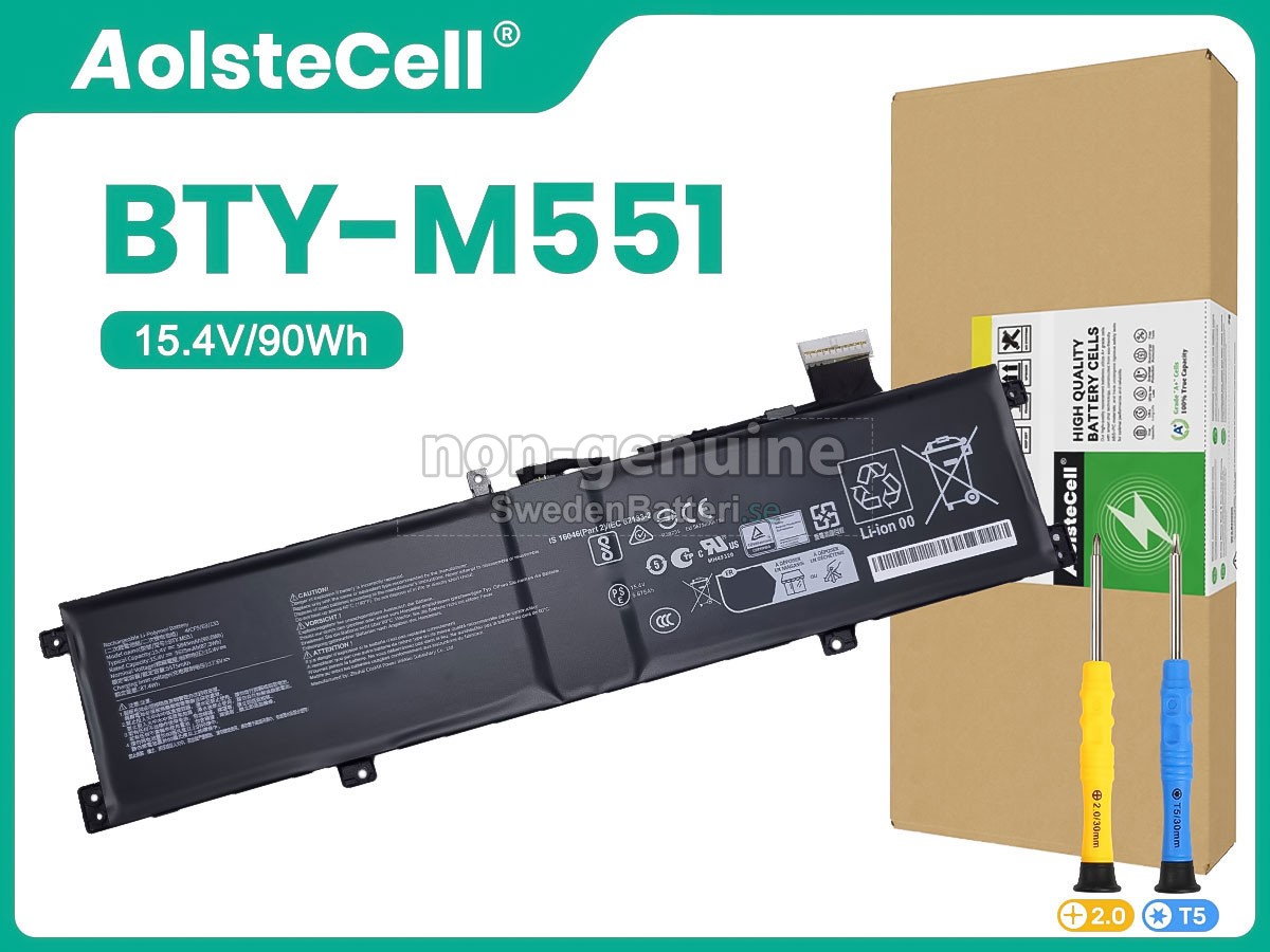 batteri till MSI BTY-M551