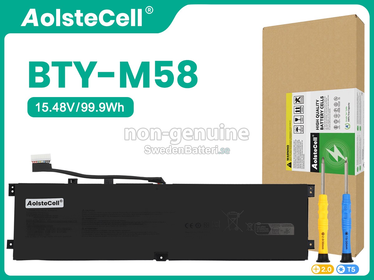 batteri till MSI BTY-M58
