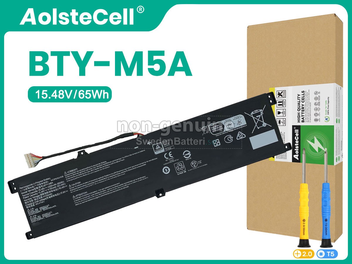 batteri till MSI CREATOR M16 HX C14VEG-446SP