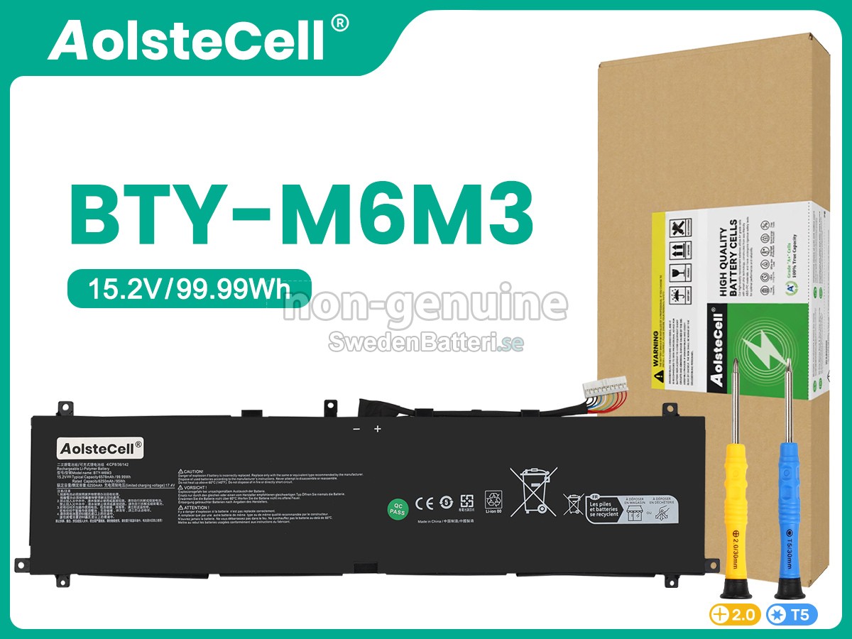 batteri till MSI RAIDER GE68HX 13V