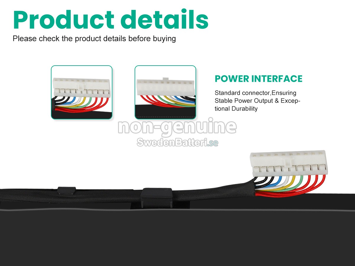 batteri till MSI RAIDER GE68HX 13V