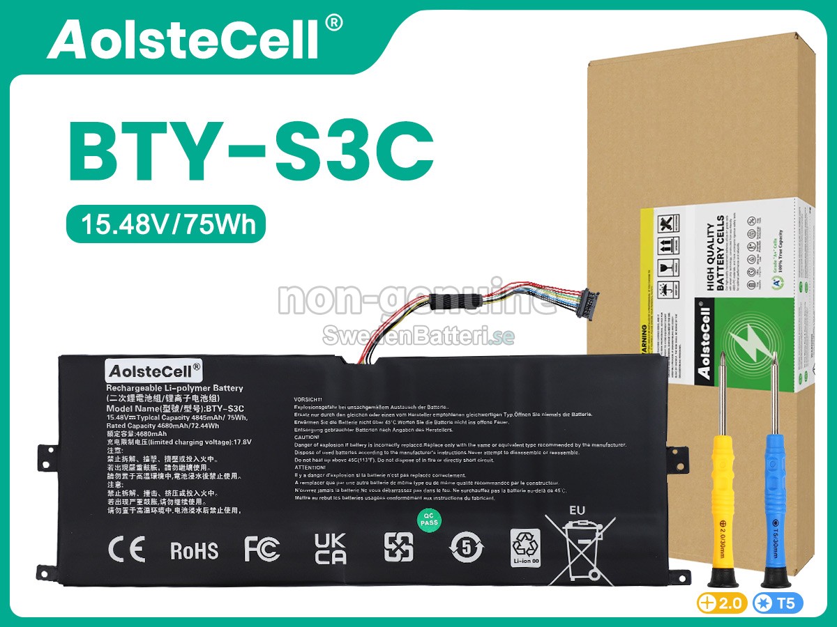batteri till MSI PRESTIGE 13 EVO A13M-229FR