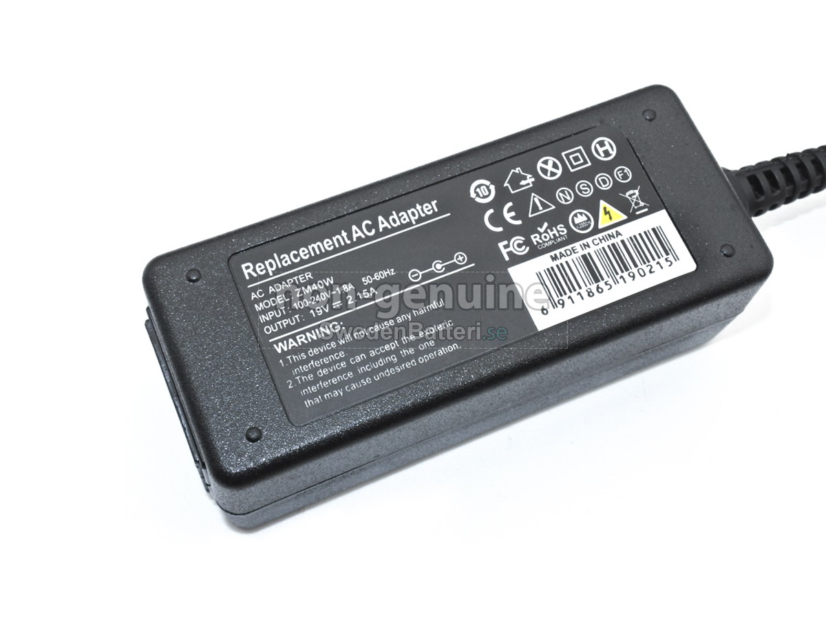 Acer 40W 19V-2.15A YELLOW 5.5*1.7MM Laddare Nätadaper