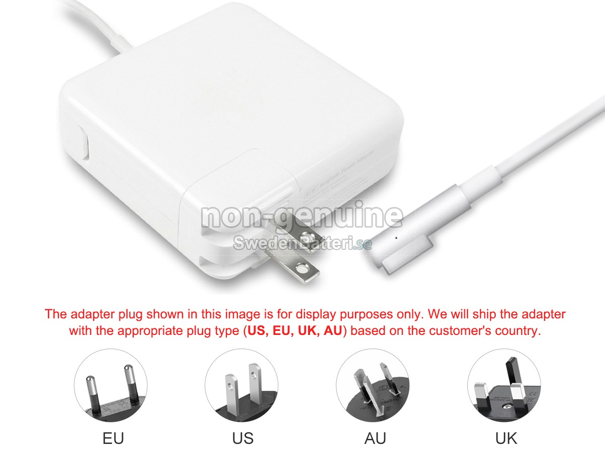 Apple 85W 18.5V-4.6A MAGSAFE Laddare Nätadaper