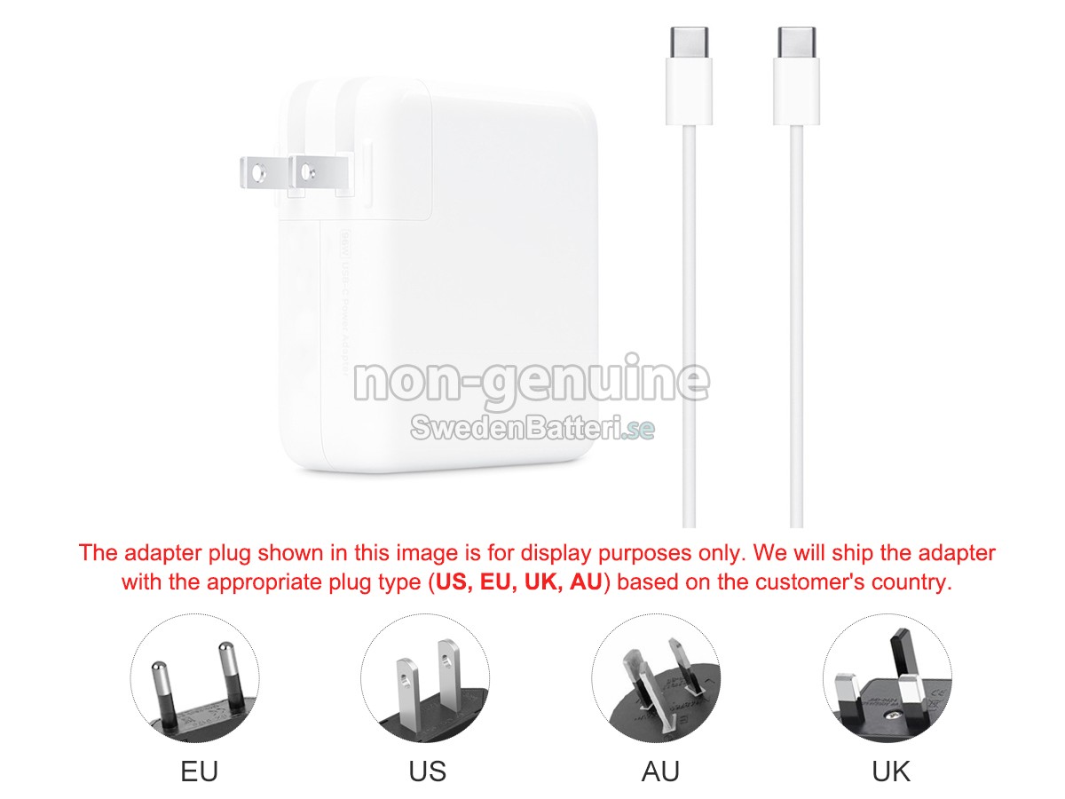 Apple 96W 20.5V-4.7A TYPE-C Laddare Nätadaper