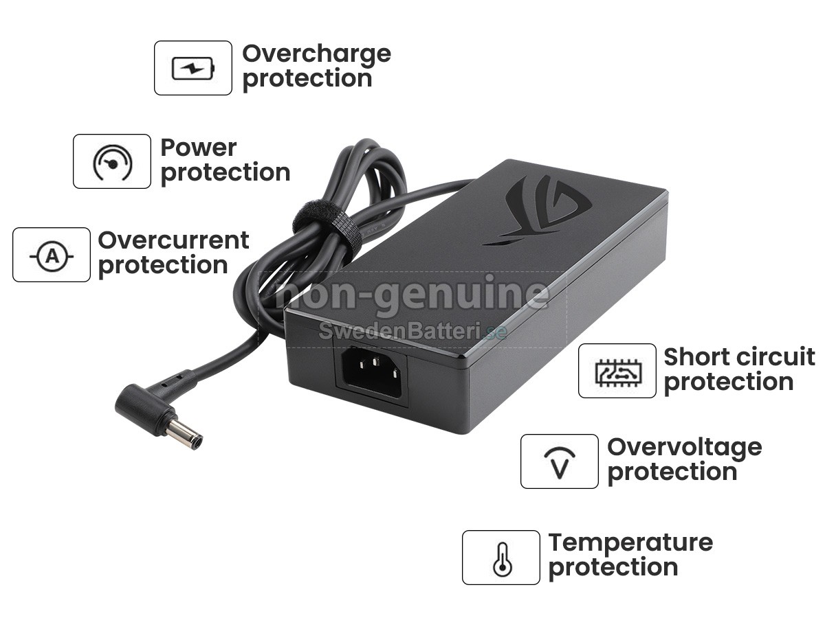 Asus 20V 12A 240W 6.0*3.7MM Laddare Nätadaper