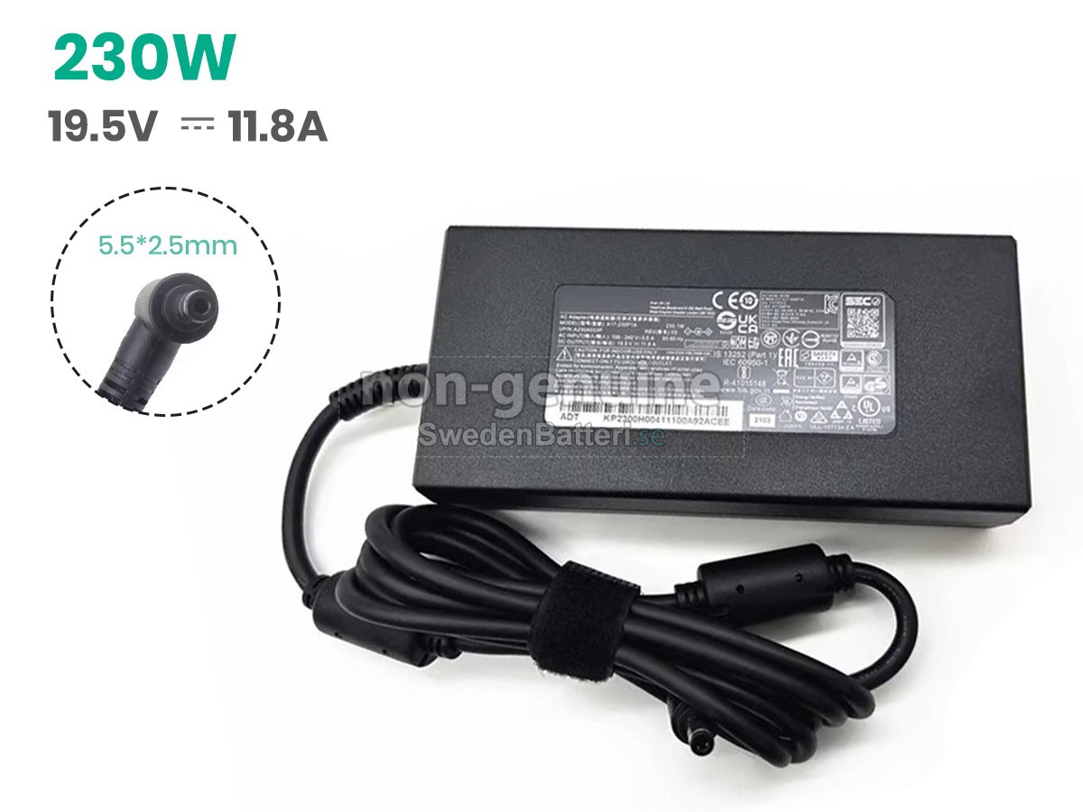 Chicony 230W 19.5V 11.8A Laddare Nätadaper