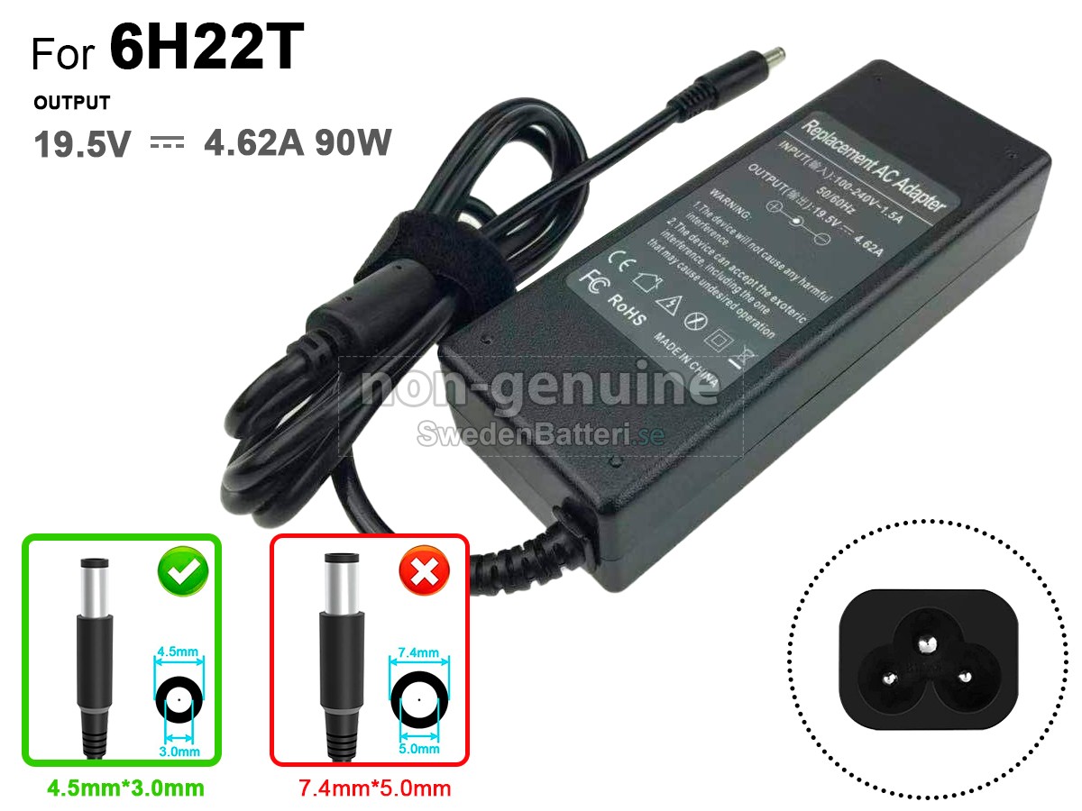 Dell FA90PS1-00 Laddare Nätadaper