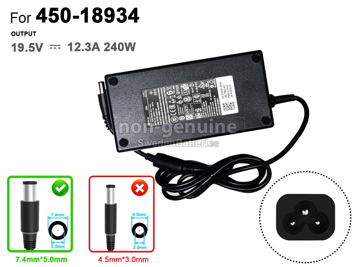 Dell PA-9E Laddare Nätadaper