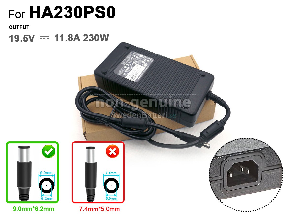 Dell PP06XA Laddare Nätadaper