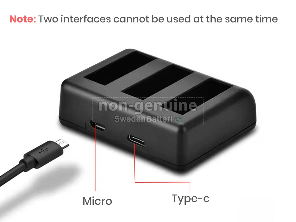 DJI OSMO ACTION Laddare Nätadaper