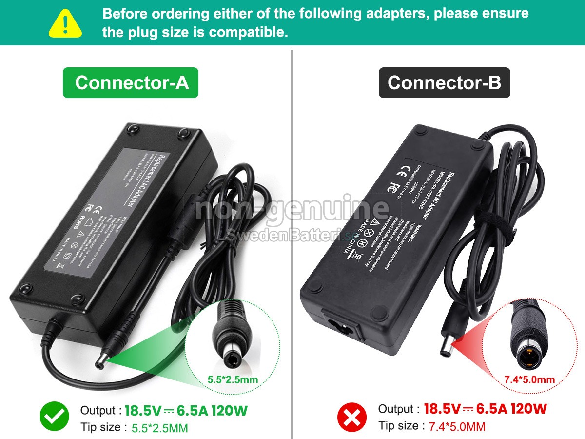 HP PPP016L-E Laddare Nätadaper