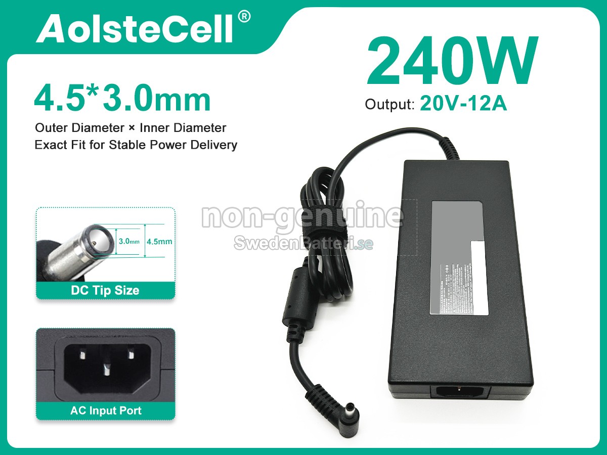 MSI MS-15B1 Laddare Nätadaper