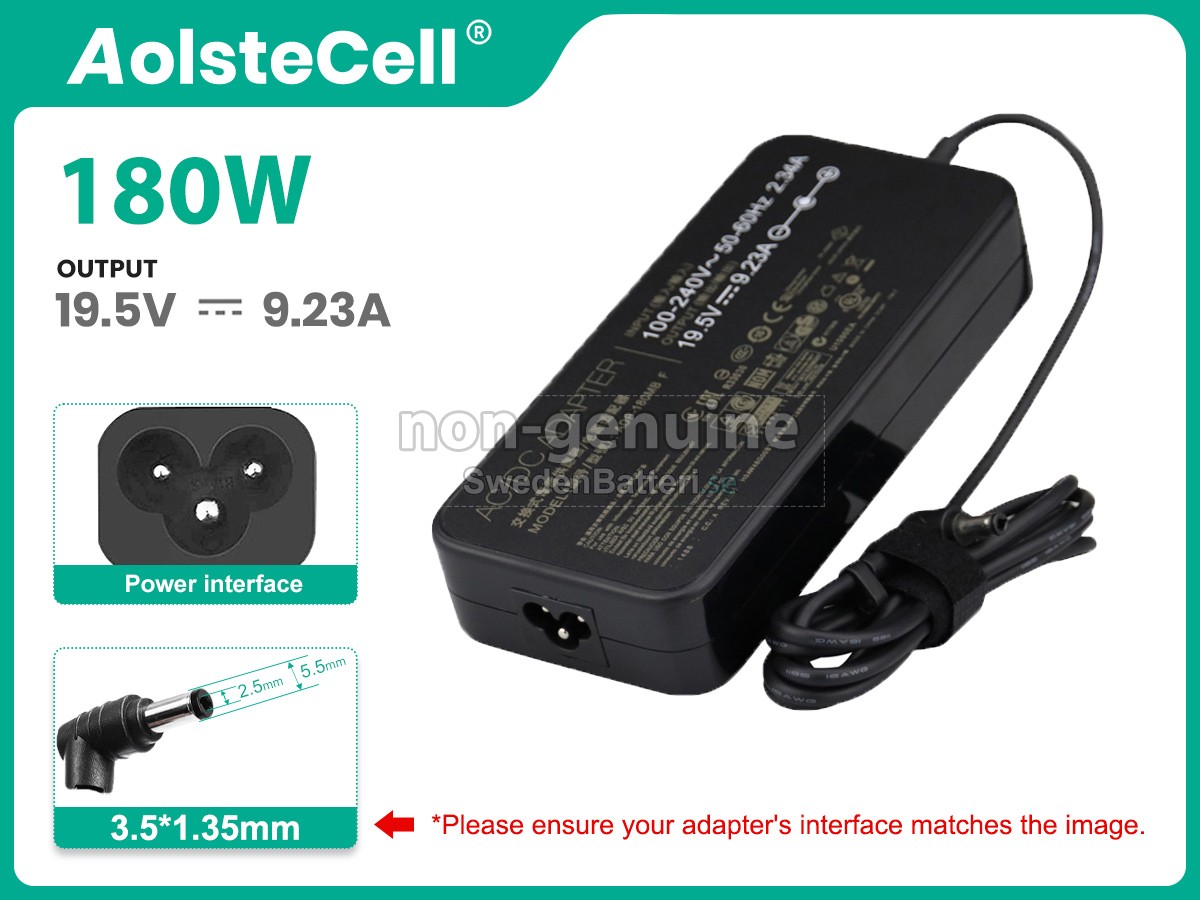 MSI A180A008L Laddare Nätadaper