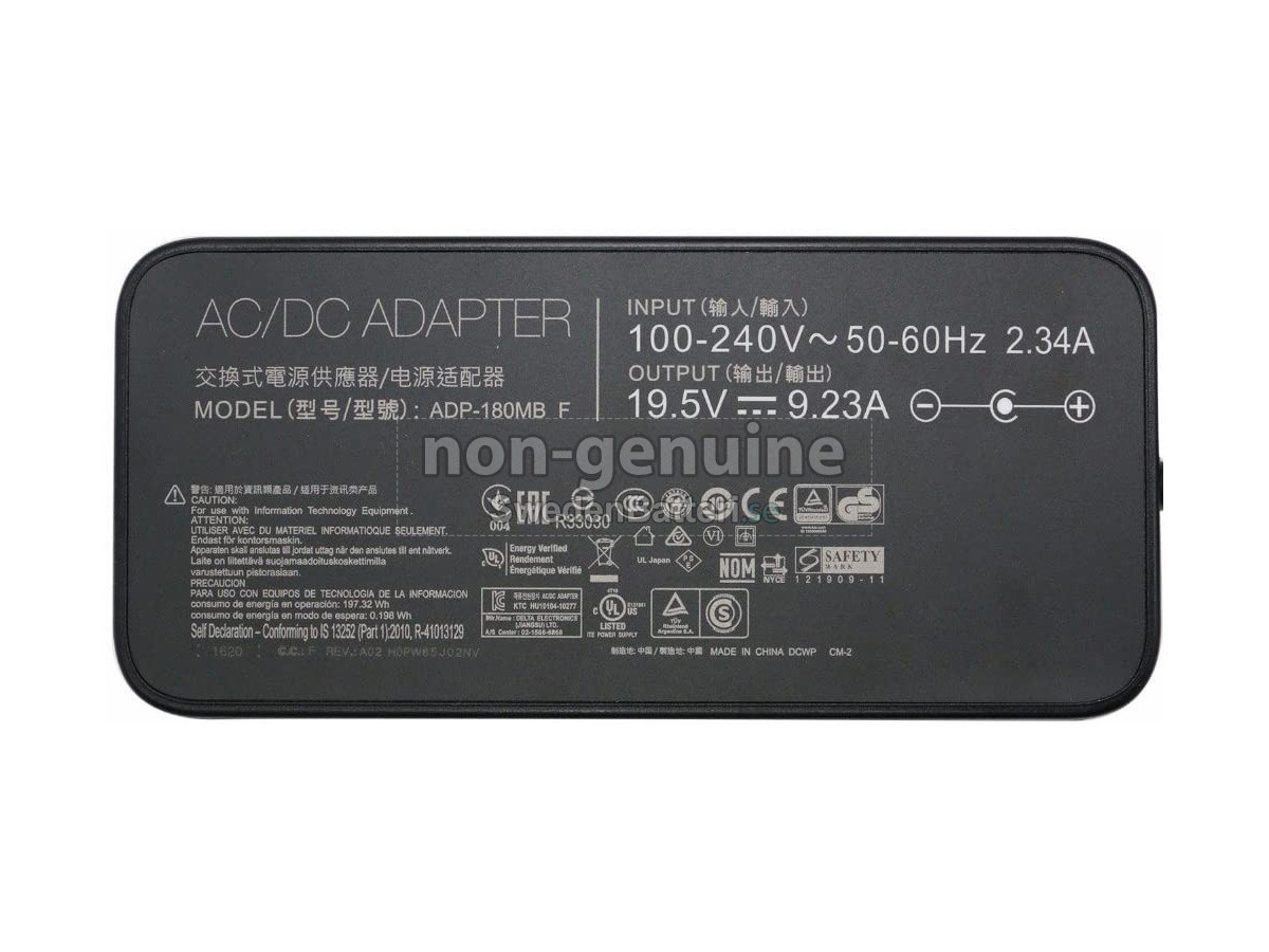 MSI A180A008L Laddare Nätadaper