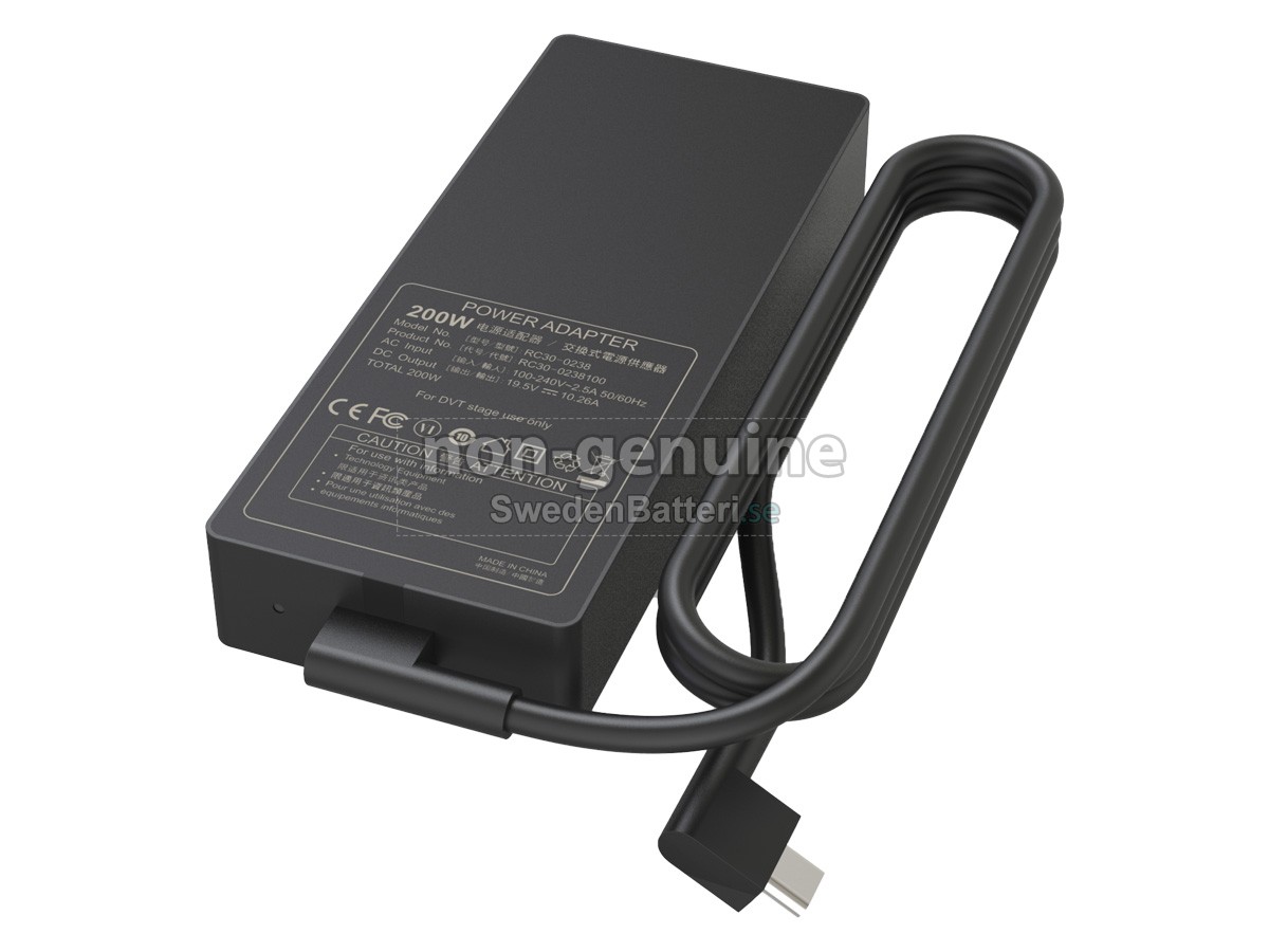 Razer 200W 19.5V 10.26A 3PIN Laddare Nätadaper