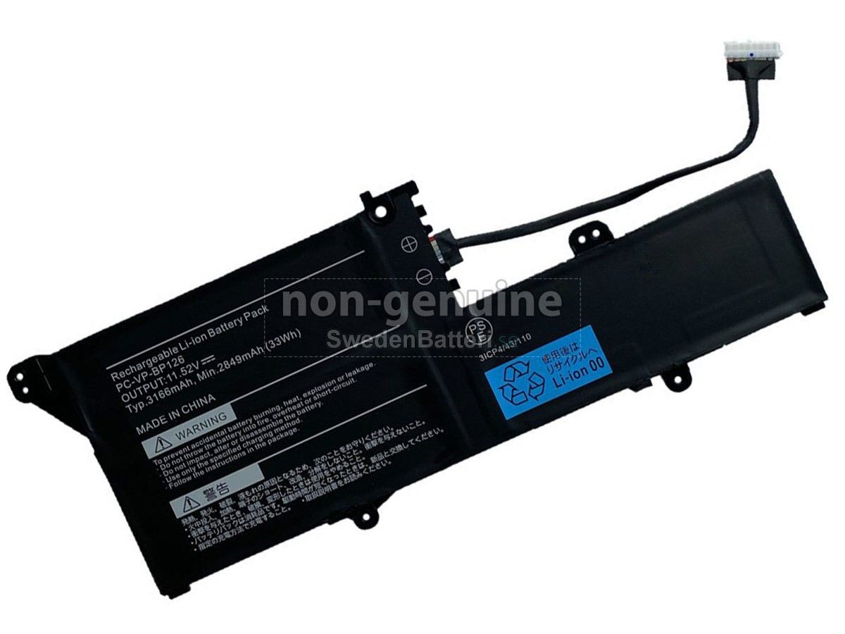 batteri till NEC PC-VP-BP126(3ICP4/43/110)