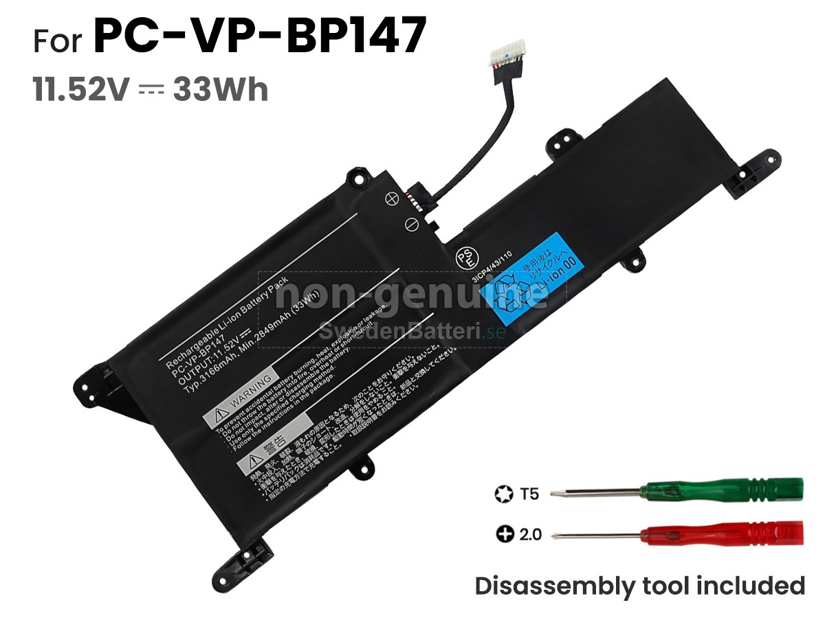 batteri till NEC PC-VP-BP147
