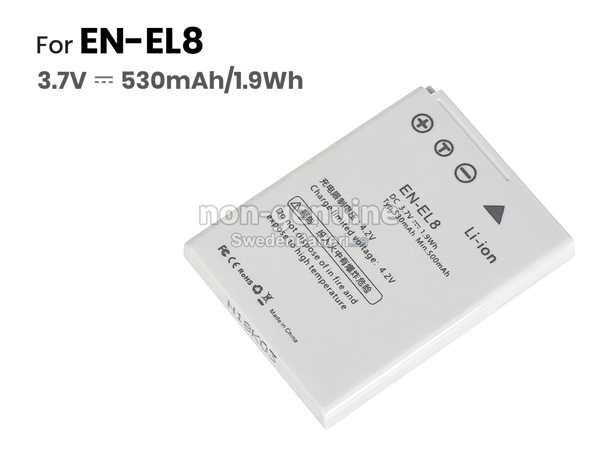 batteri till Nikon COOLPIX S1