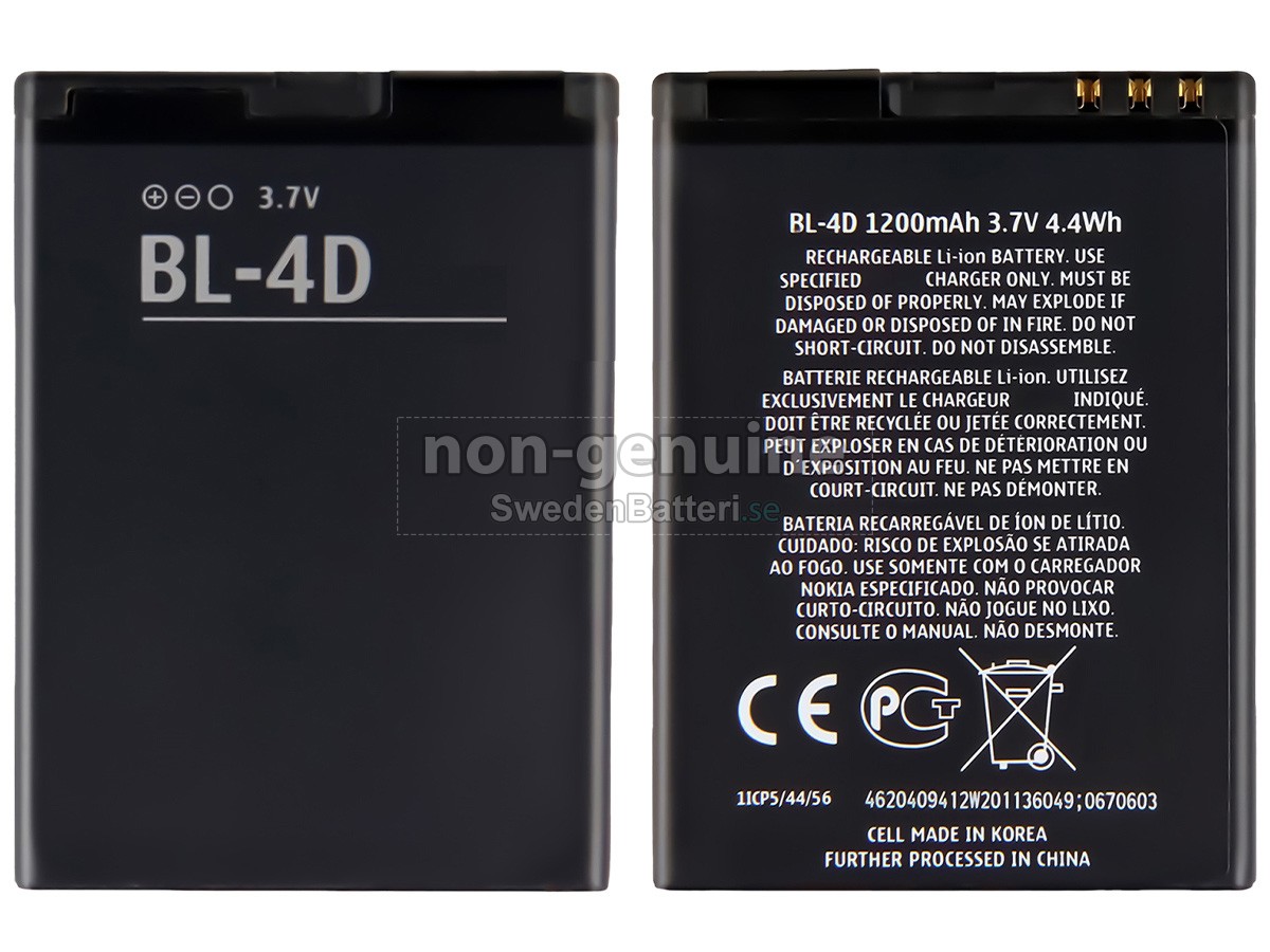 batteri till Nokia BL-4D
