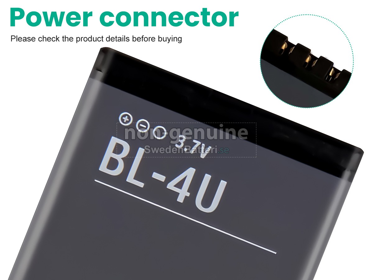 batteri till Nokia BL-4U