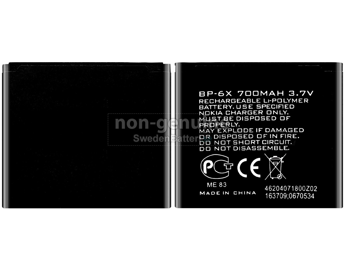 batteri till Nokia 8800 SIROCCO RM-13