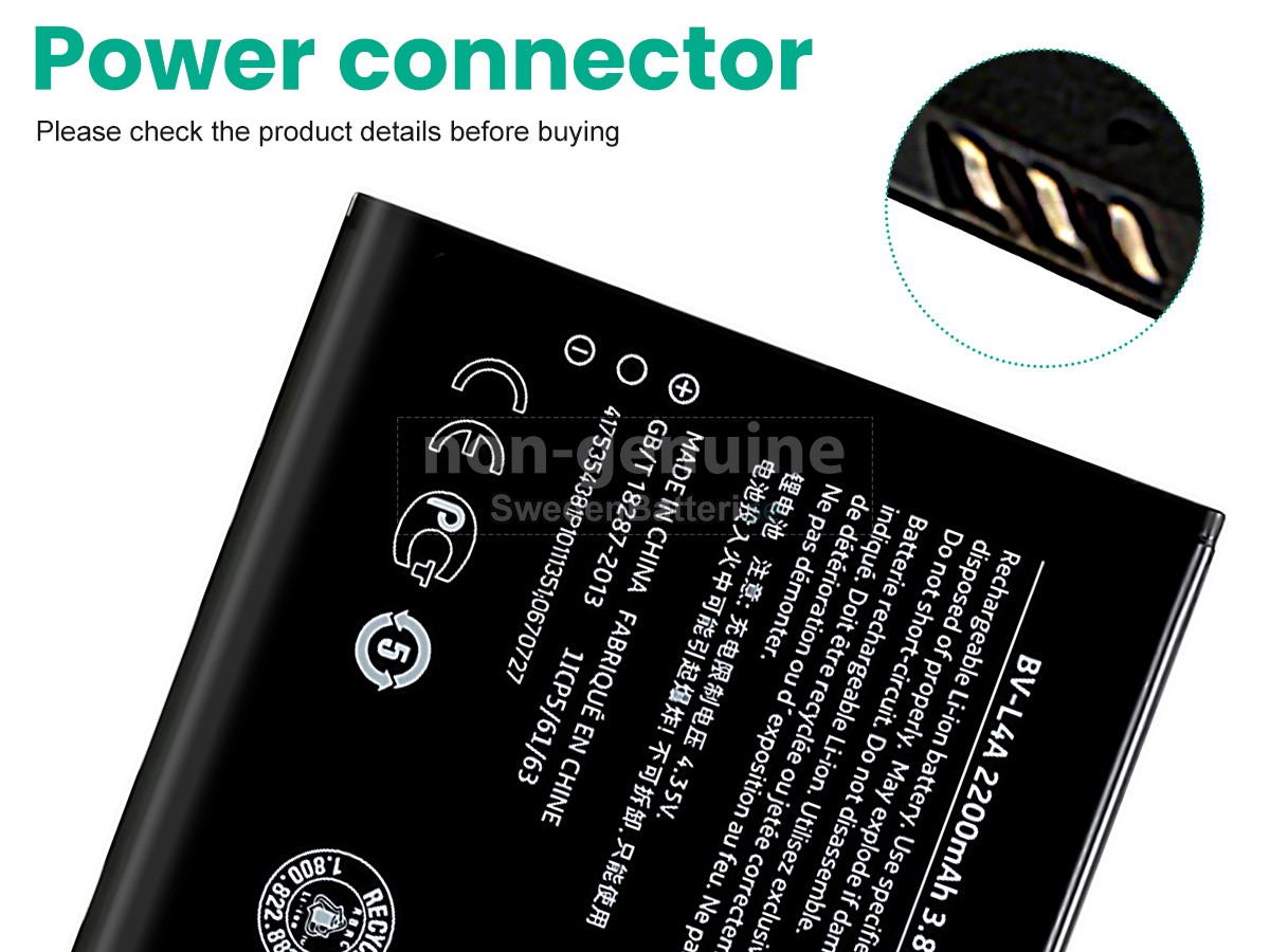 batteri till Nokia LUMIA 830