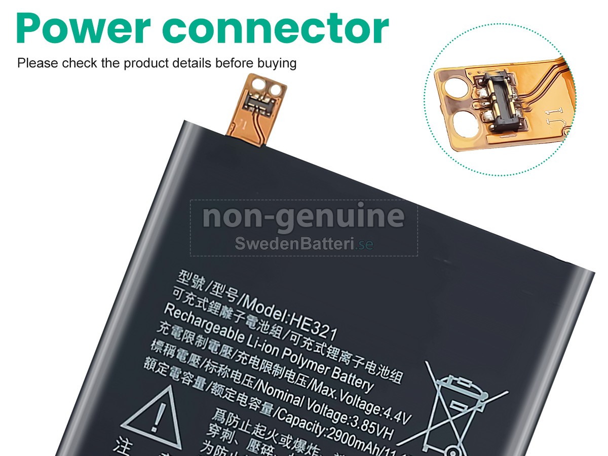 batteri till Nokia 5