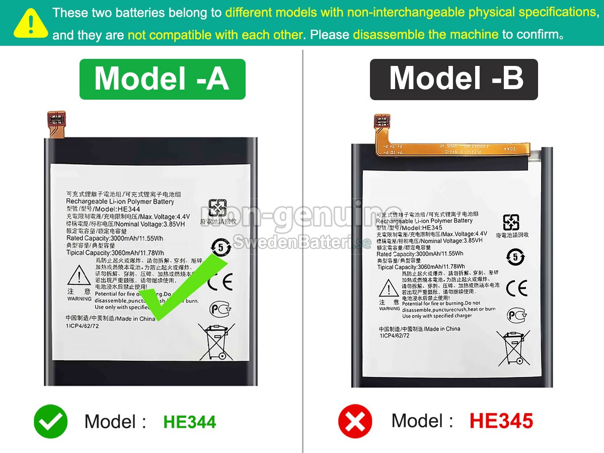 batteri till Nokia 6.1